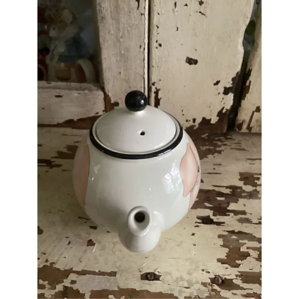 Arthur Wood Ceramic England Pig Tea Coffee Pot 6.5” T Farmhouse